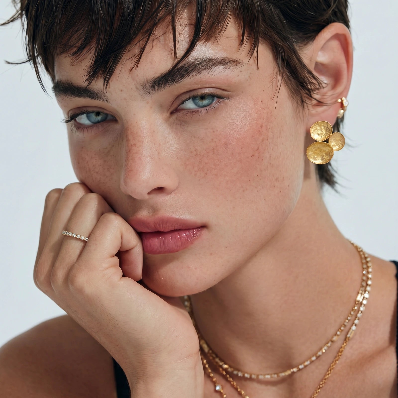 Boucles d'Oreilles Pétales