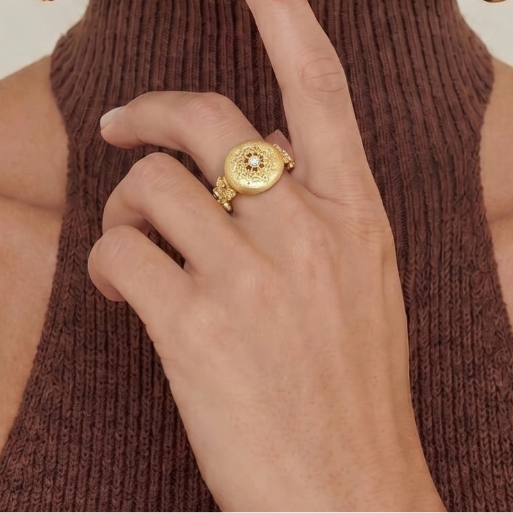 Bague Médaillon